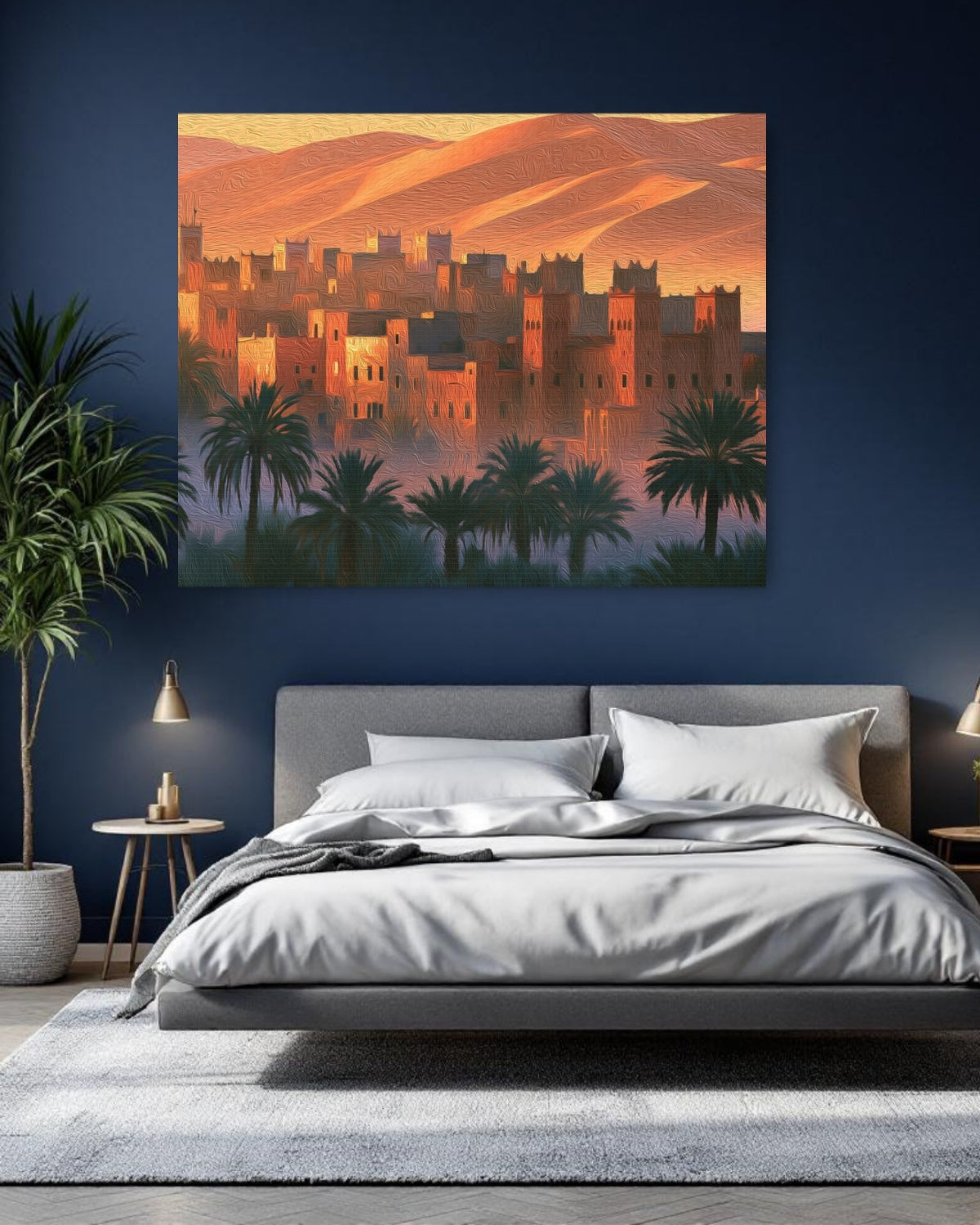Merzouga Kasbah Desert Cityscape — Merzouga, Morocco, study 1