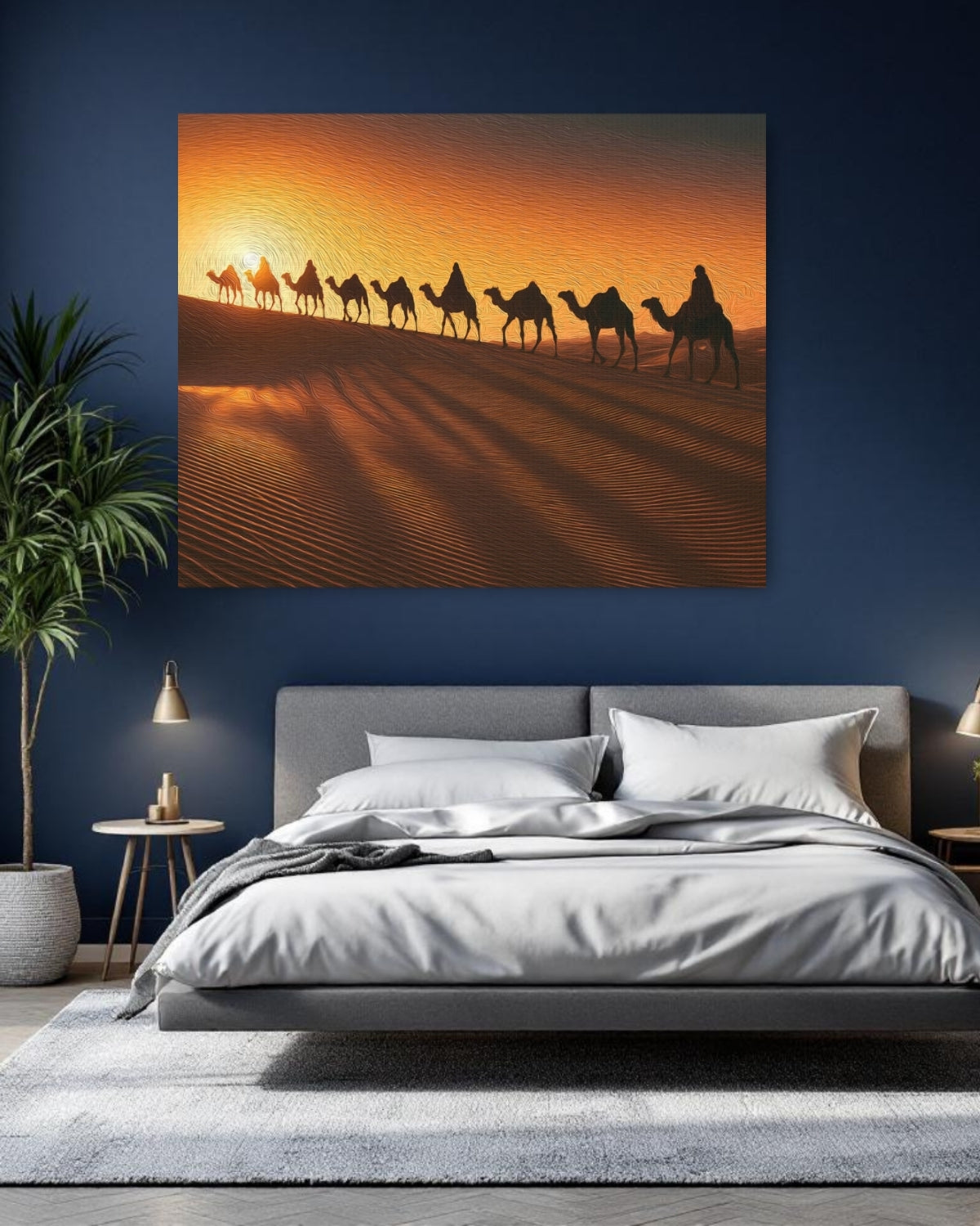 Erg Chebbi Camel Caravan — Merzouga, Morocco, study 1