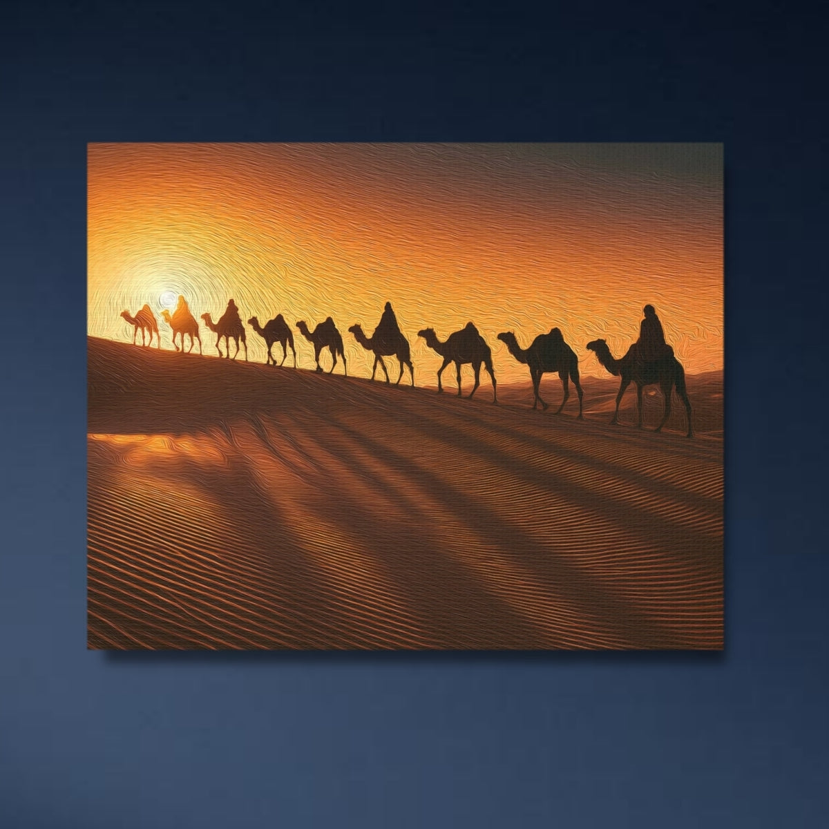 Erg Chebbi Camel Caravan — Merzouga, Morocco, study 4