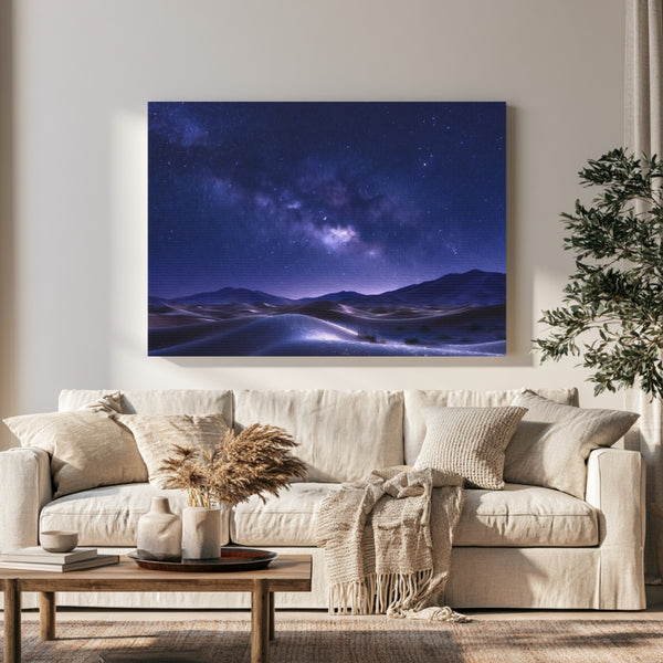 Merzouga, Morocco | Merzouga Erg Chebbi Dunes Night Sky | Original Series Gallery Canvas