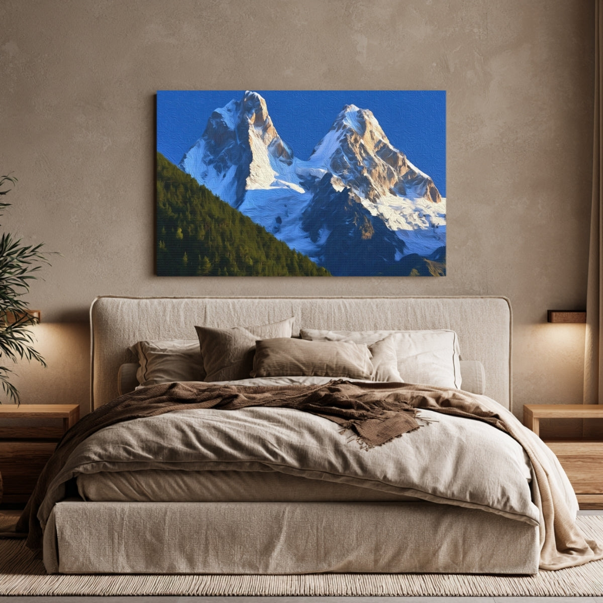 Ushba Twin Peaks Svaneti — Mestia, Georgia, view 4