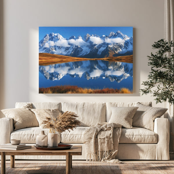 Koruldi Lakes Mountain Reflection