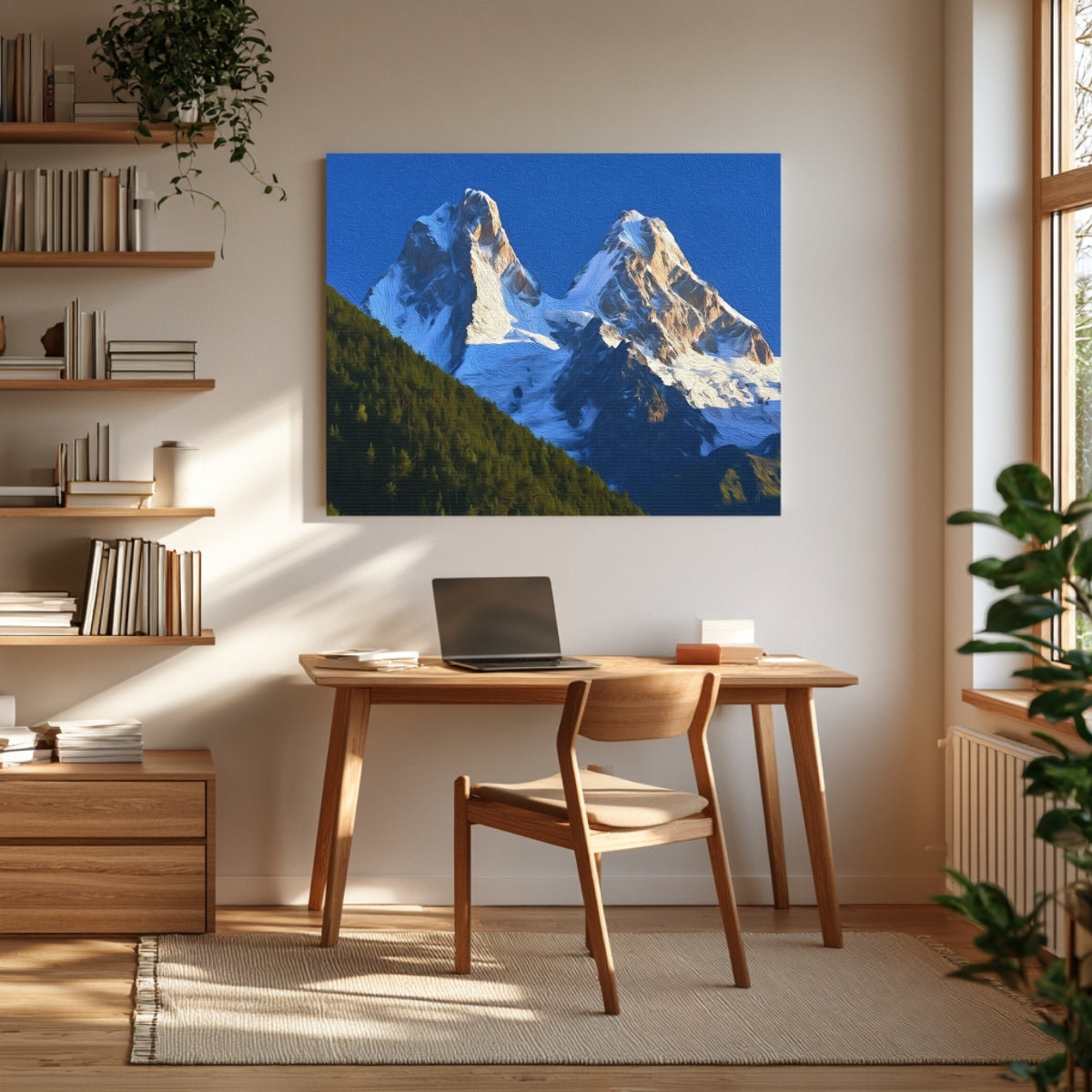 Ushba Twin Peaks Svaneti — Mestia, Georgia, view 3