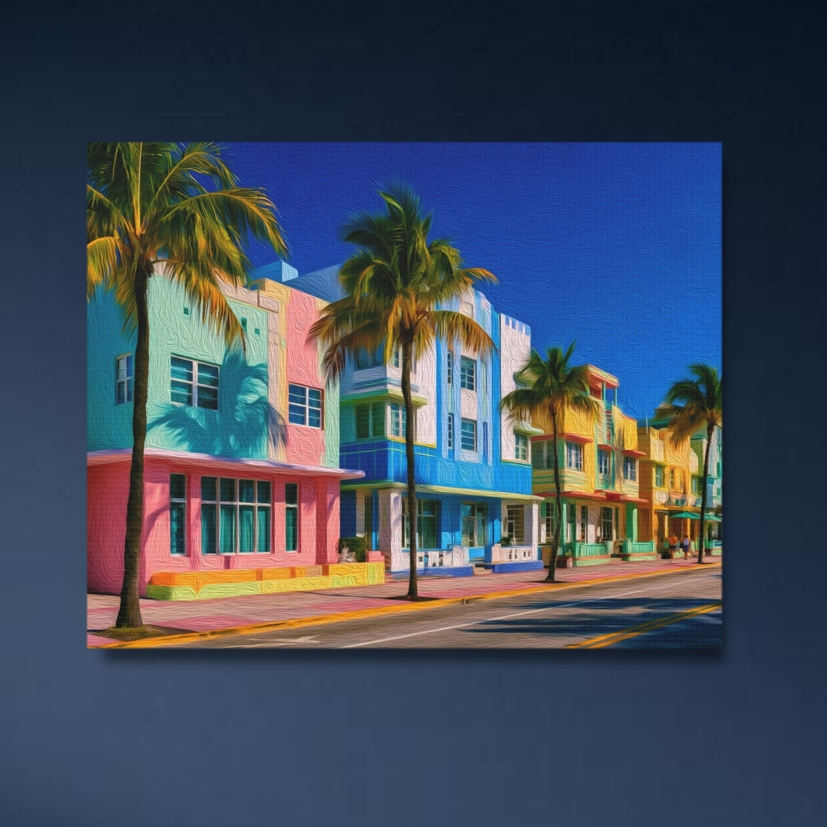 Ocean Drive Art Deco — Miami, Florida, close-up detail