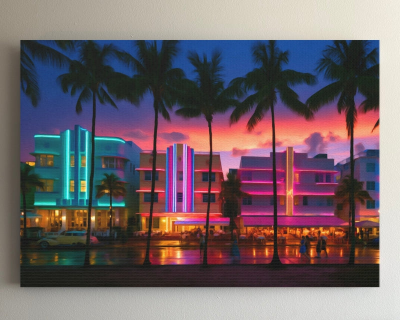 Ocean Drive Neon Strip — Miami, Florida