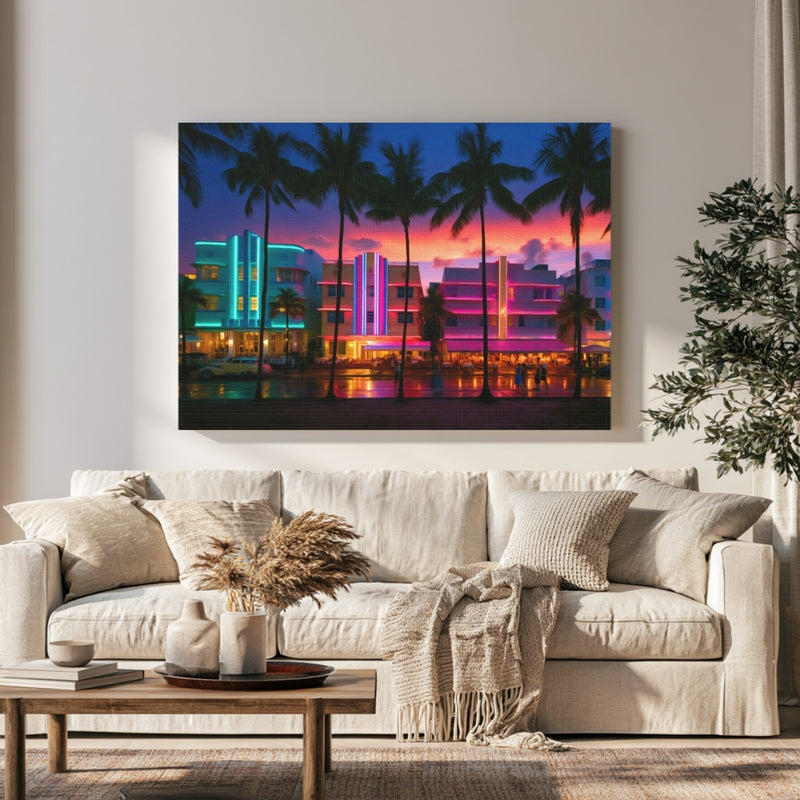 Ocean Drive Neon Strip — Miami, Florida, view 1