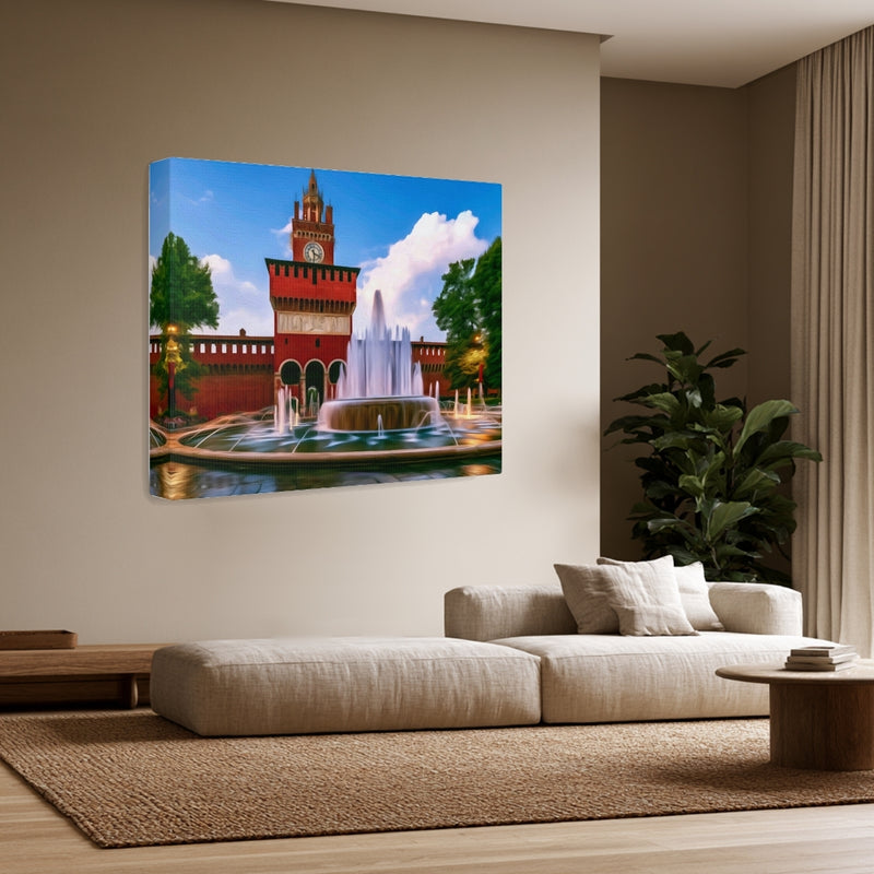 Sforza Castle Clock Tower — Milan, Italy, view 3