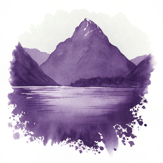 Milford Sound watercolor