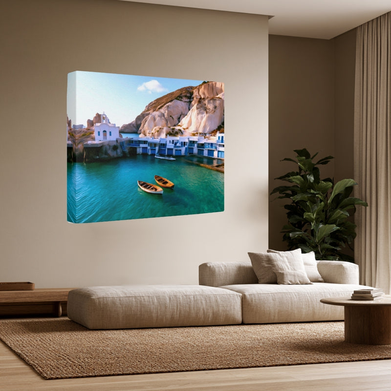 Firopotamos Fishing Village Cove — Milos, Greece, view 3