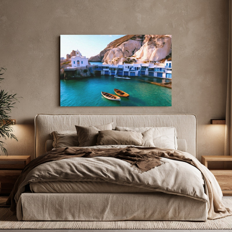 Firopotamos Fishing Village Cove — Milos, Greece, view 6