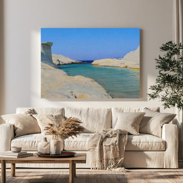 Milos, Greece | Sarakiniko Beach | Original Series Gallery Canvas