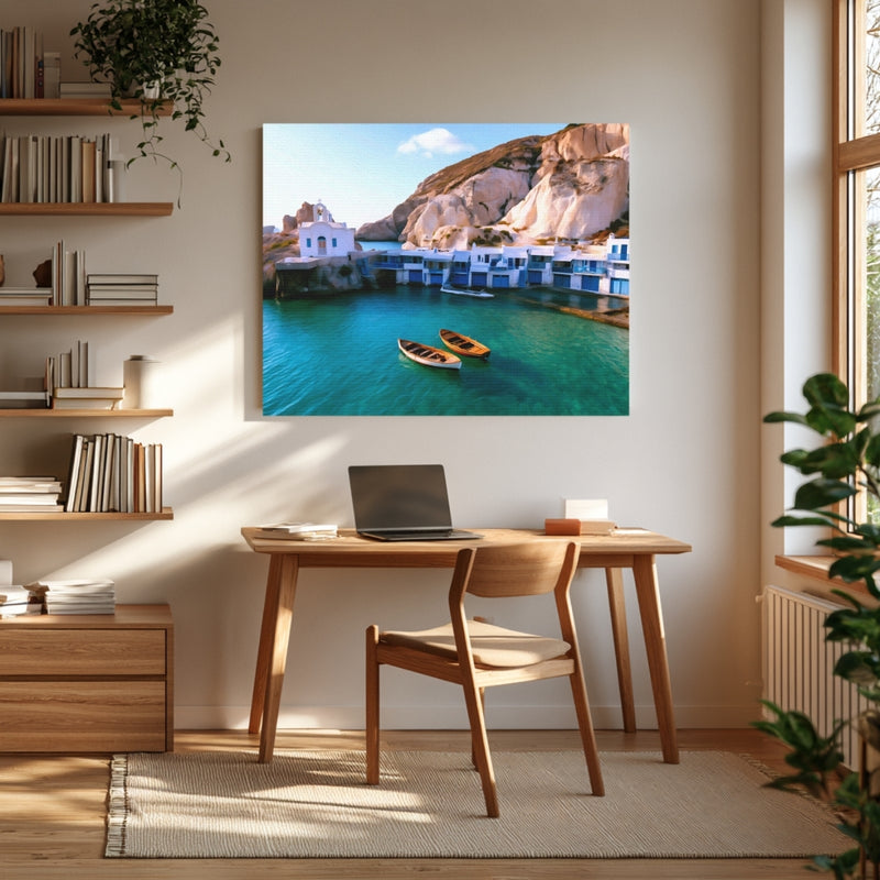 Firopotamos Fishing Village Cove — Milos, Greece, view 4