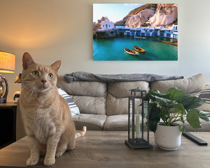 Firopotamos Fishing Village Cove — Milos, Greece, view 2