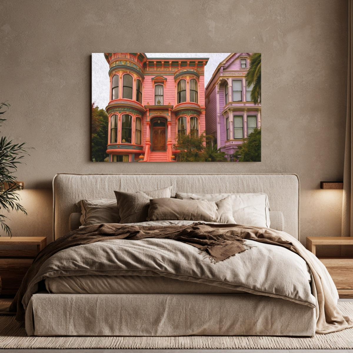 Victorian Painted Ladies Houses — Mission District, San Francisco, view 4