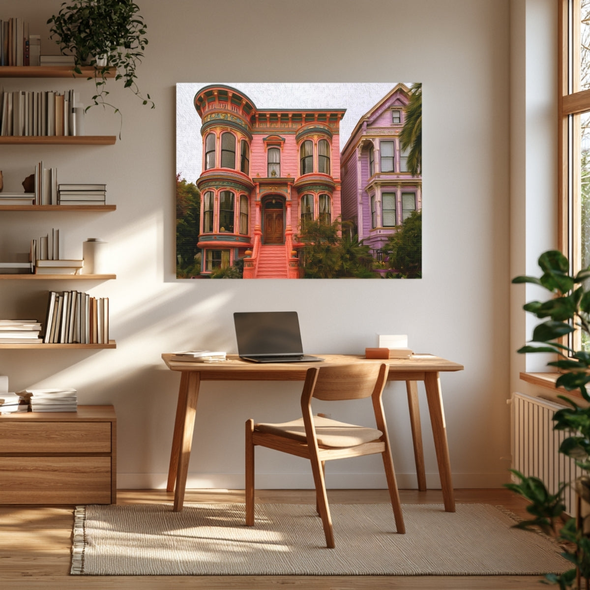 Victorian Painted Ladies Houses — Mission District, San Francisco, view 3