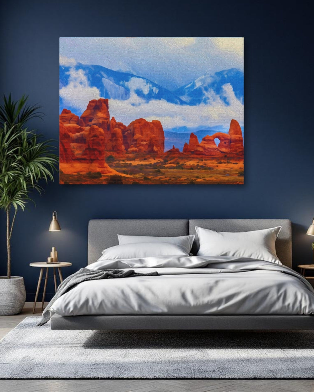 Moab, Utah | Red Rock Desert Arches | Original Series Gallery Canvas detail
