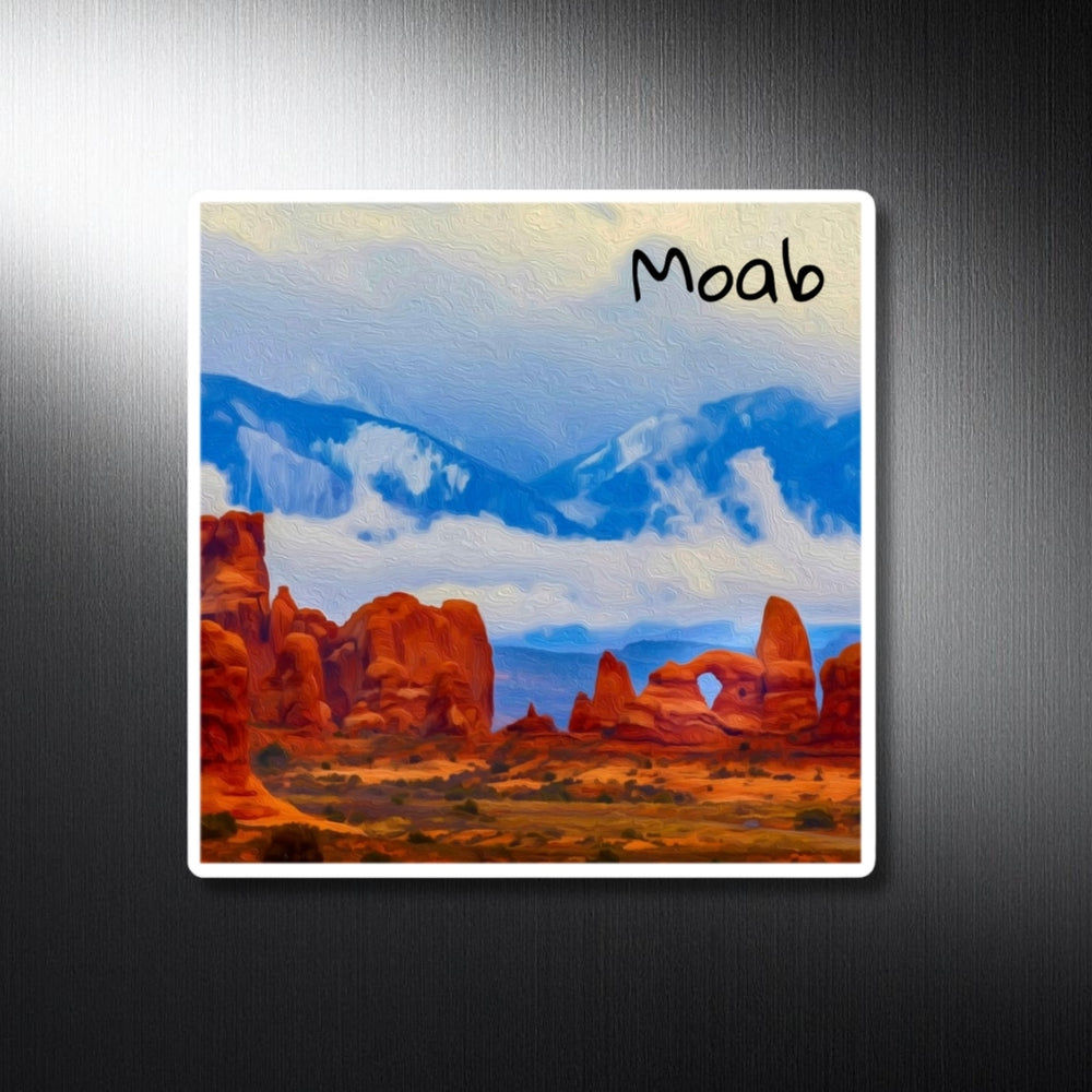 Moab, Utah | Red Rock Desert Arches | Original Series Decorative Magnet