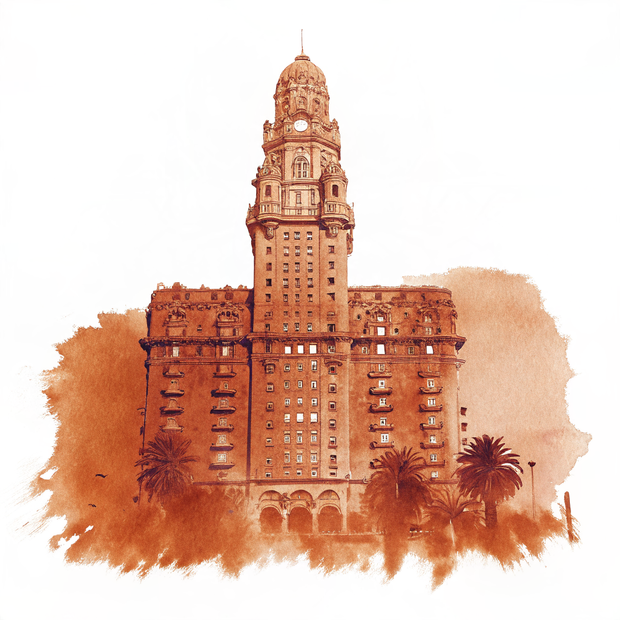 Montevideo watercolor