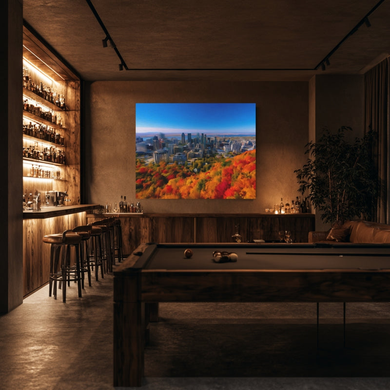 Autumn Skyline from Mont Royal — Montreal, Quebec, view 7