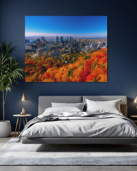 Autumn Skyline from Mont Royal — study 1 thumbnail