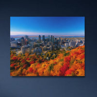 Autumn Skyline from Mont Royal — close-up thumbnail