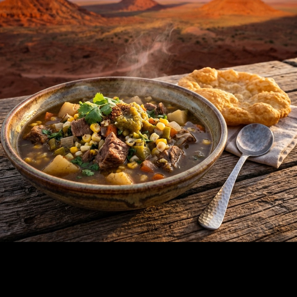 Local cuisine study in Monument Valley, Arizona