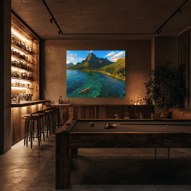 Opunohu Bay Outrigger Canoe Vista — Moorea, French Polynesia, view 7