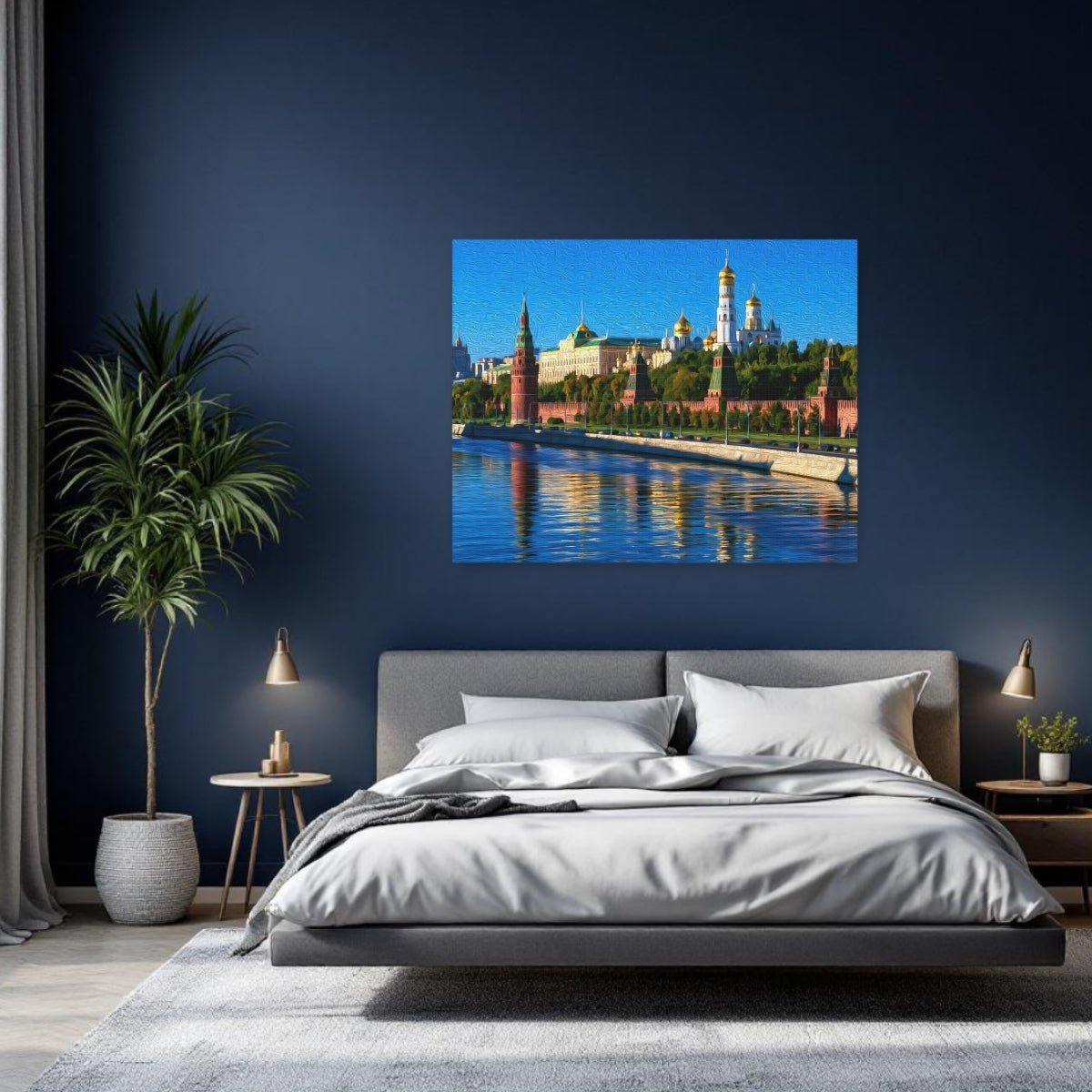 Moscow Kremlin Riverside View — Moscow, Russia Study No. 2