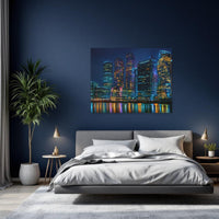 Moscow City MIBC Night Reflection — study 2 thumbnail
