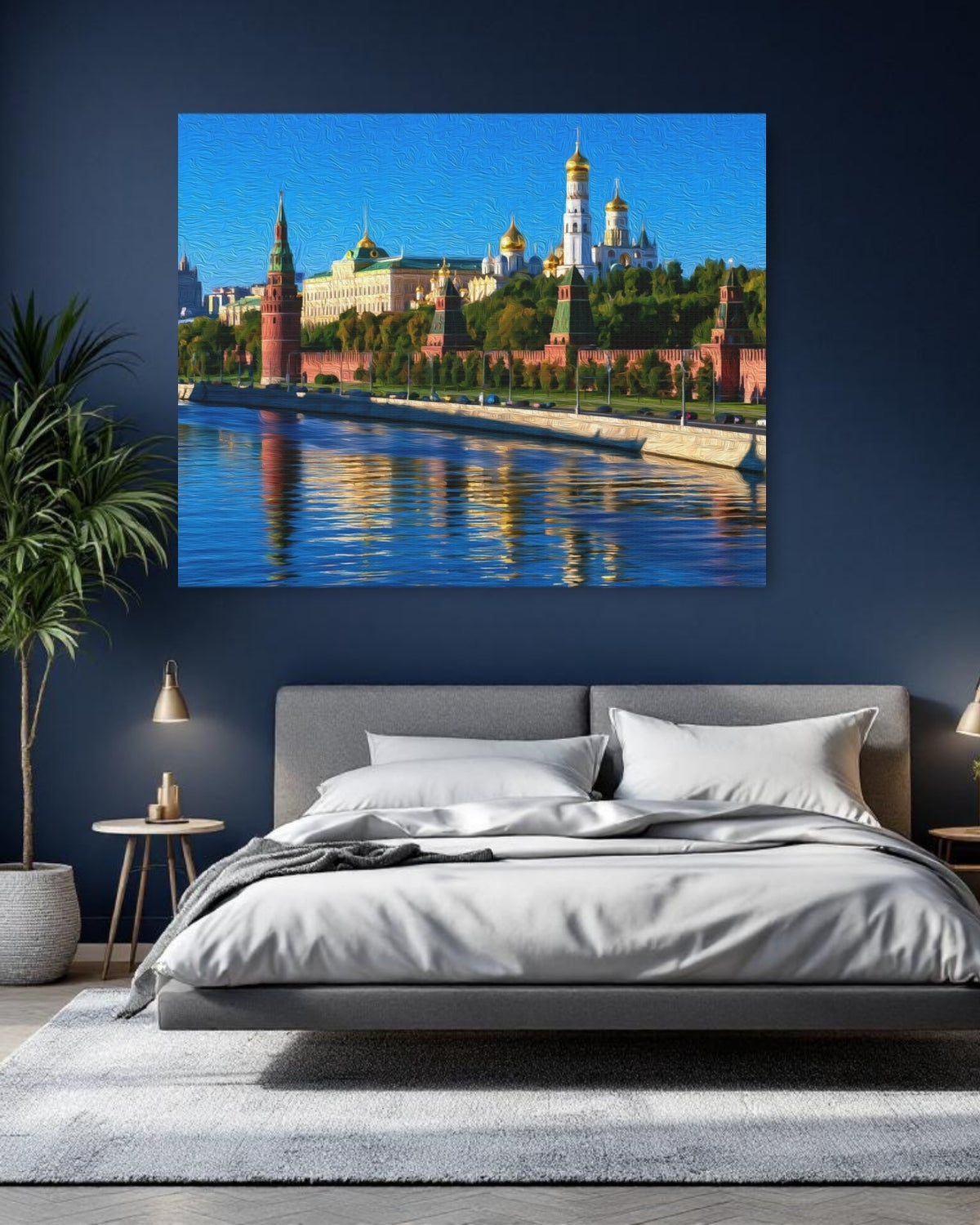 Moscow Kremlin Riverside View — Moscow, Russia Study No. 1