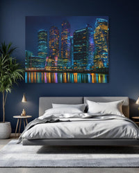 Moscow City MIBC Night Reflection — study 1 thumbnail