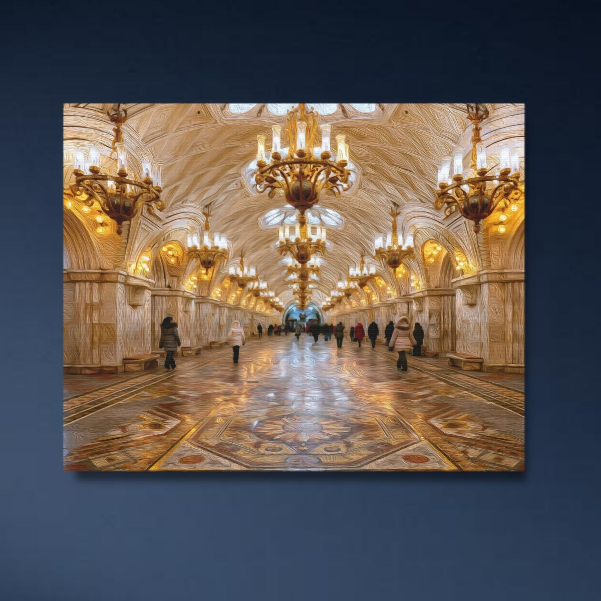 Komsomolskaya Metro Station Hall — Moscow, Russia Study No. 4