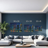 Moscow City MIBC Night Reflection — study 3 thumbnail