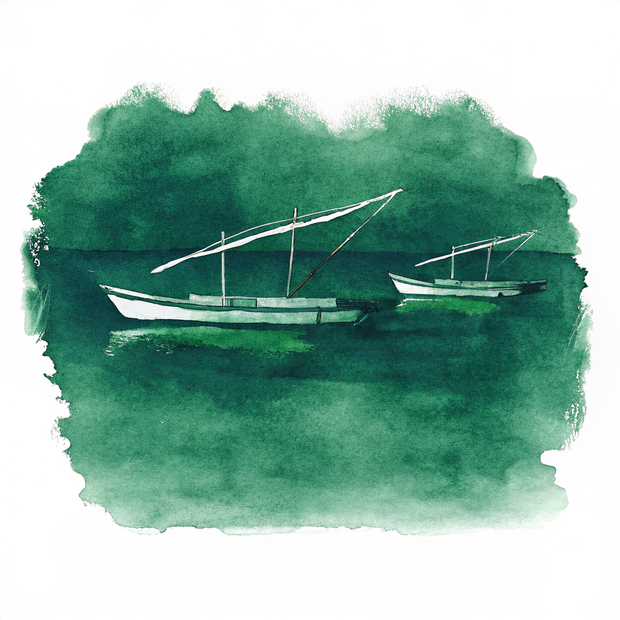 Mozambique watercolor