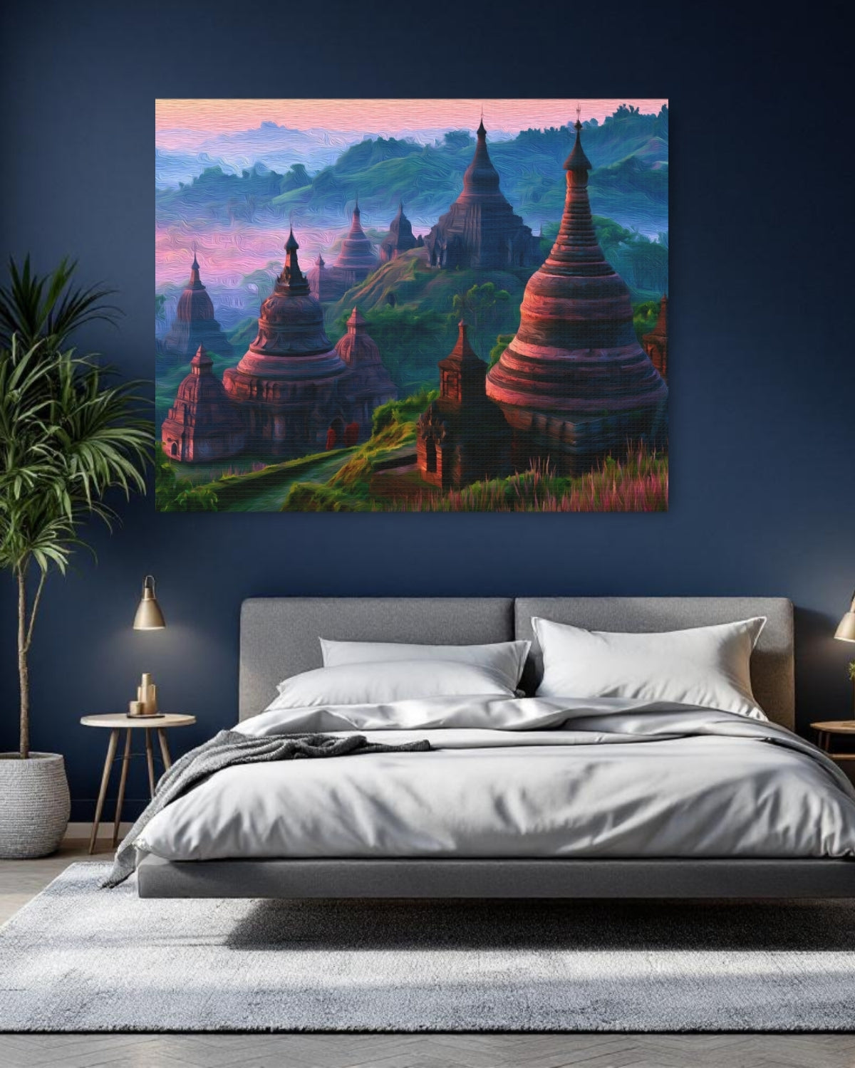 Ancient Temples at Dawn — Mrauk U, Myanmar, study 1