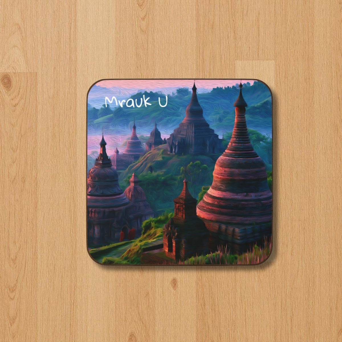 Ancient Temples at Dawn — Mrauk U, Myanmar, study 1