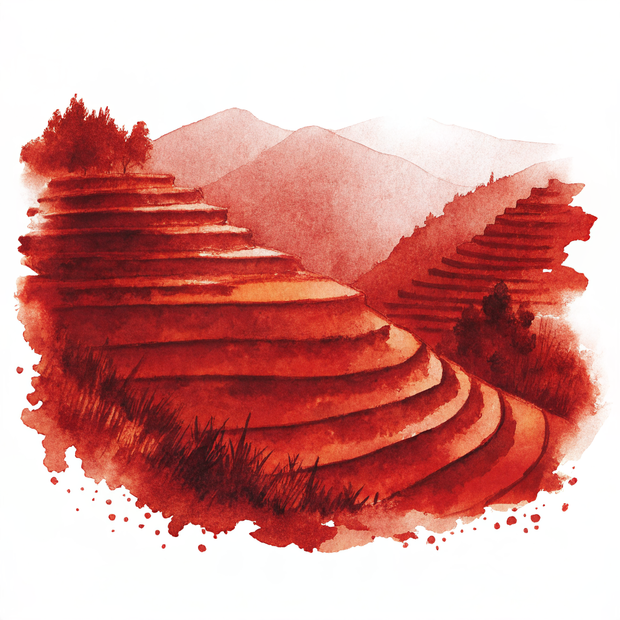 Mù Cang Chải watercolor