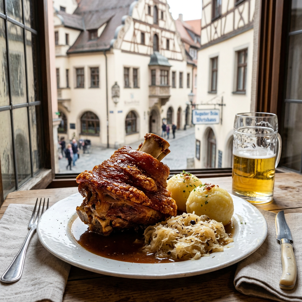 Local cuisine study in Munich, Germany