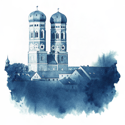 Munich canvas wall art