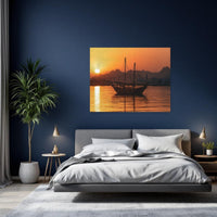 Muscat Harbour Dhow Sunset — study 2 thumbnail