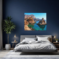 Muscat Coastal Watchtower Rocky Bay — study 2 thumbnail