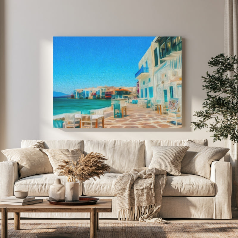 Little Venice Waterfront Cafe — Mykonos, Greece, view 1