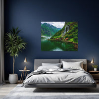 Fjord Village Waterfall Vista — study 2 thumbnail