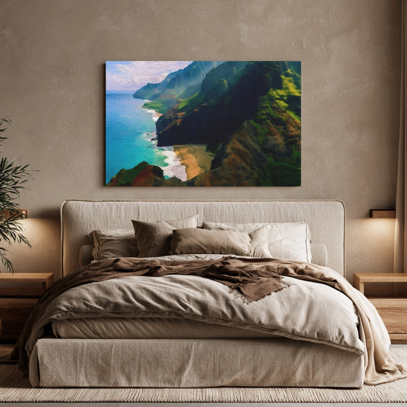 Na Pali Coastal Cliffs — Na Pali Coast, Kauai, view 6