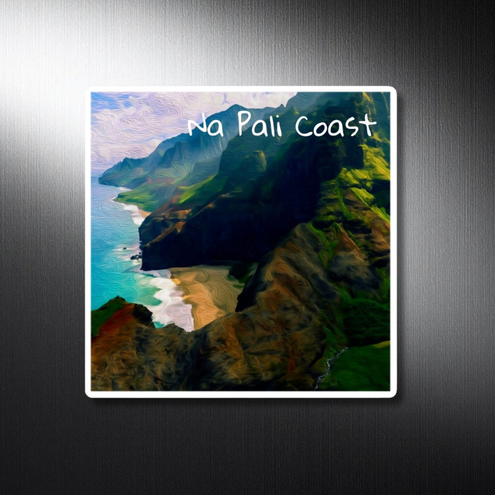 Na Pali Coast, Kauai | Na Pali Coastal Cliffs | Original Series Decorative Magnet