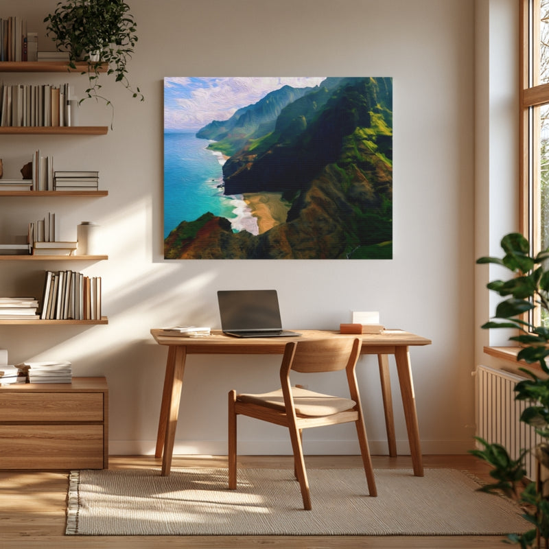 Na Pali Coastal Cliffs — Na Pali Coast, Kauai, view 4