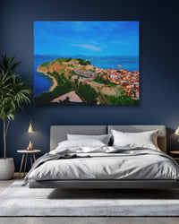 Coastal Clifftop Fortress Town — study 1 thumbnail