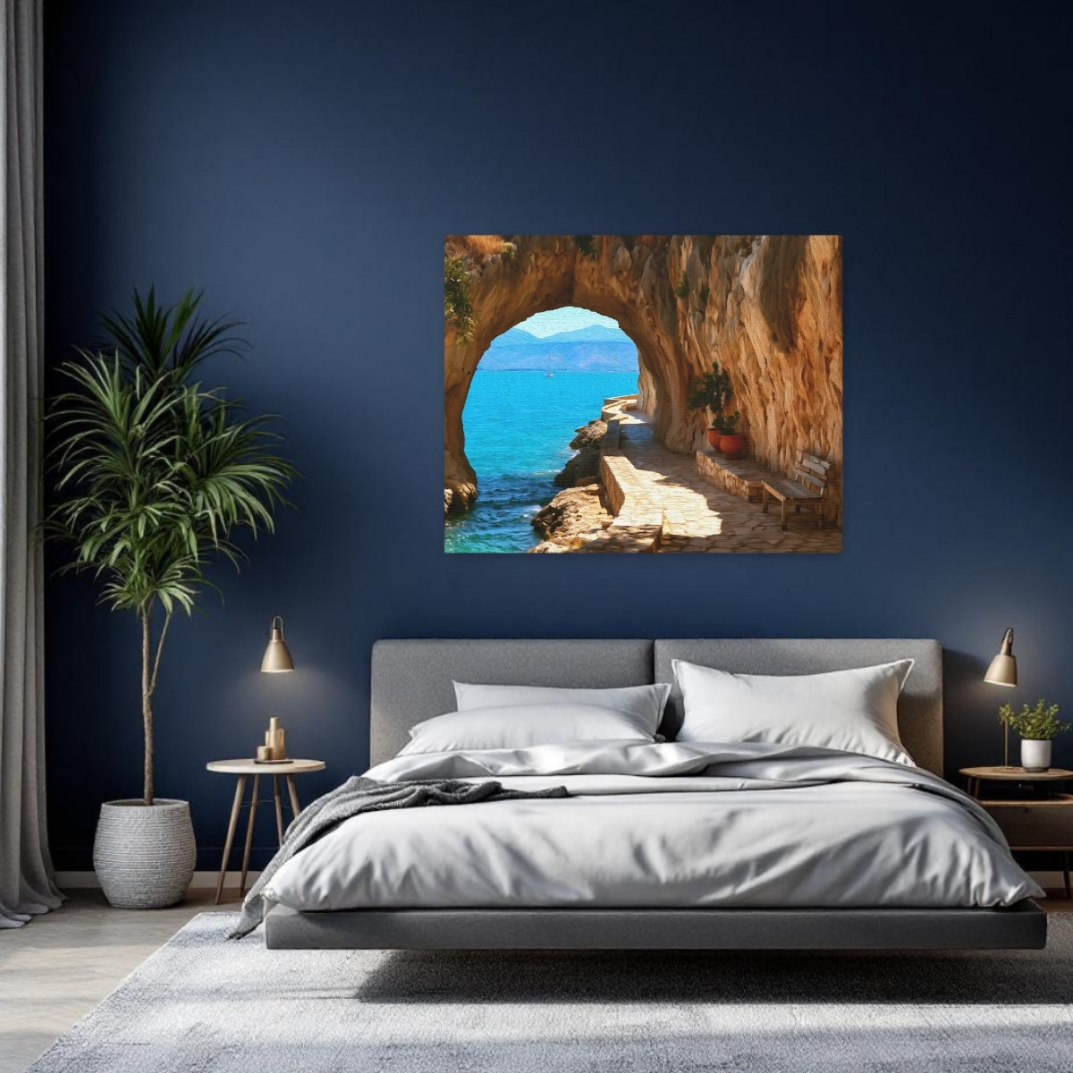 Nafplio Sea Cave Arch Passage — Nafplio, Greece, study 2