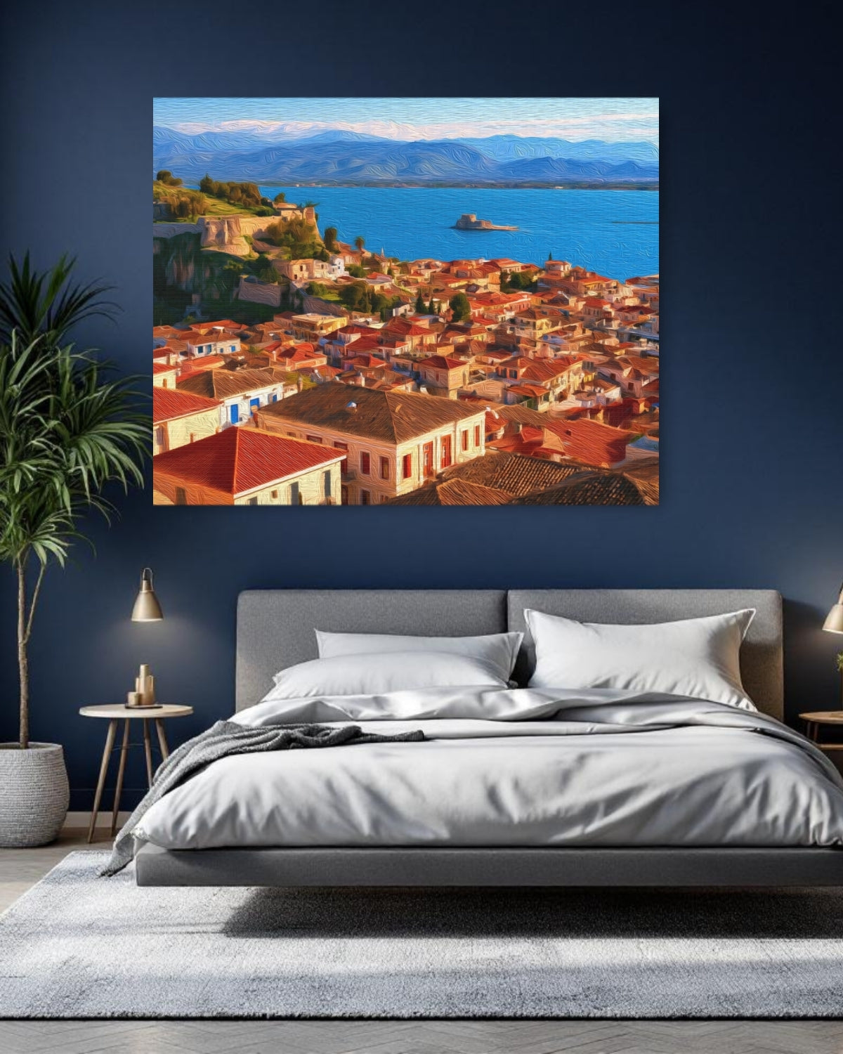 Nafplio Old Town Rooftops — Nafplio, Greece, study 1