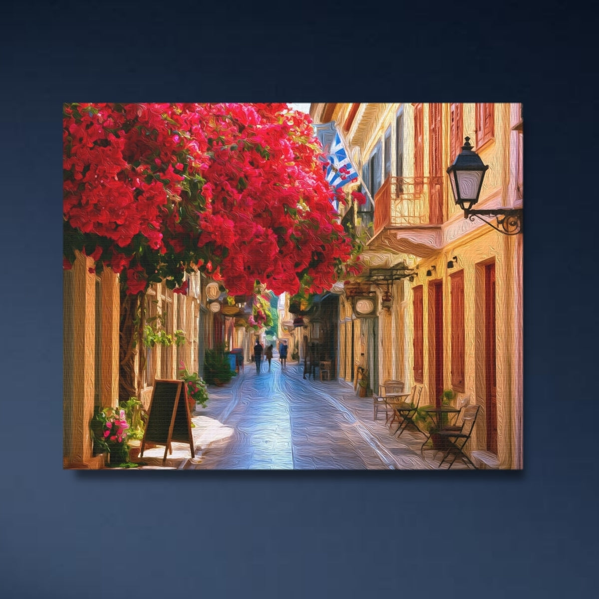 Nafplio Old Town Alley — Nafplio, Greece, close-up detail
